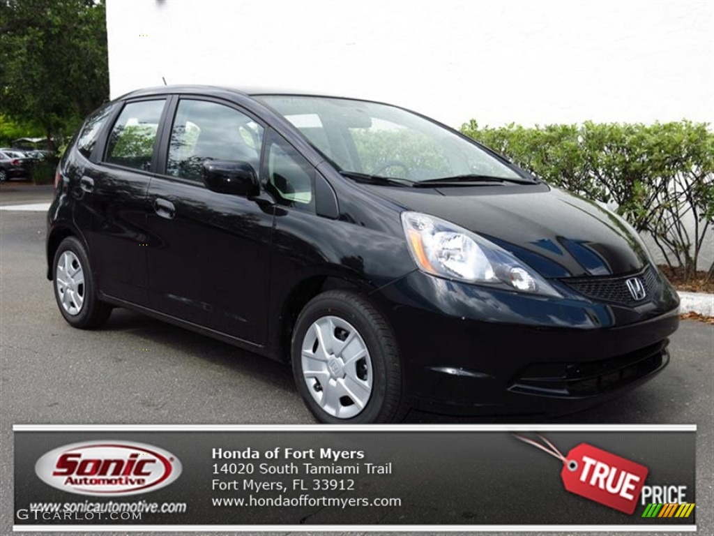 2013 Fit  - Crystal Black Pearl / Gray photo #1