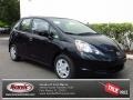 2013 Crystal Black Pearl Honda Fit   photo #1