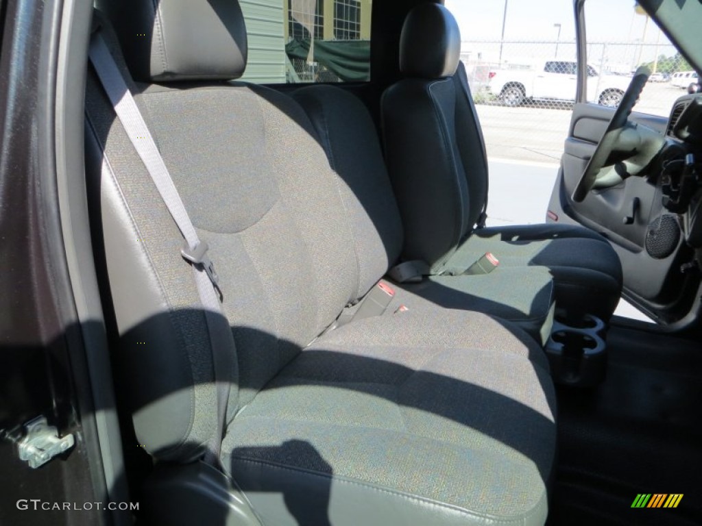 2004 Silverado 1500 Regular Cab - Dark Gray Metallic / Dark Charcoal photo #23