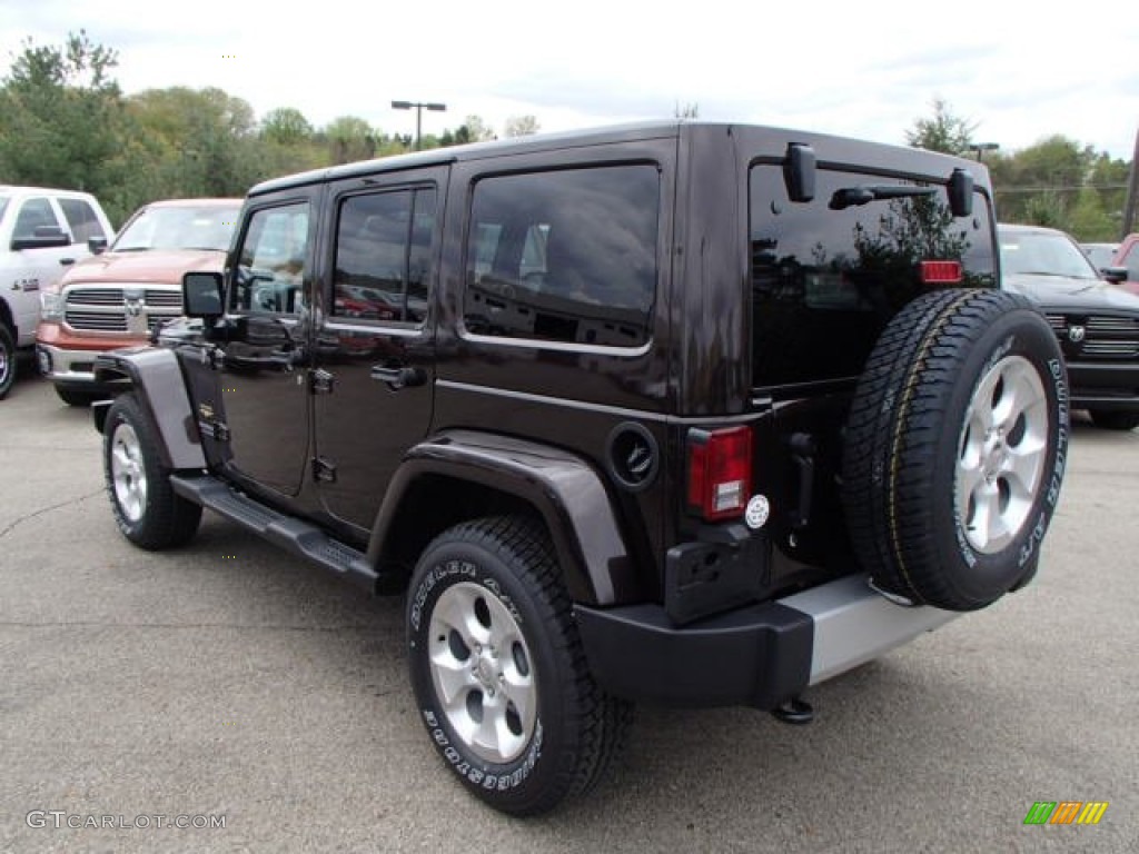 2013 Wrangler Unlimited Sahara 4x4 - Rugged Brown Pearl / Black/Dark Saddle photo #8