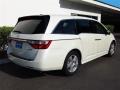 2013 White Diamond Pearl Honda Odyssey Touring  photo #3