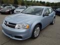 2013 Crystal Blue Pearl Dodge Avenger SE  photo #2