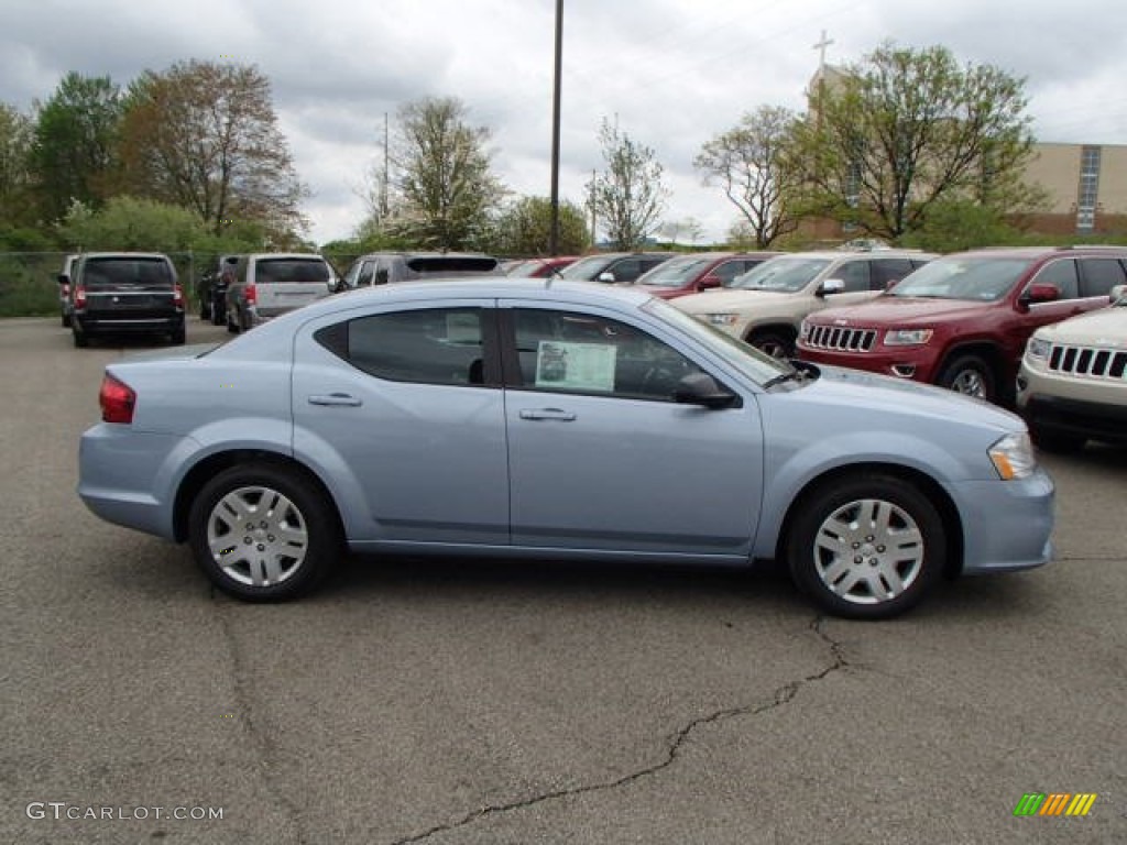 Crystal Blue Pearl 2013 Dodge Avenger SE Exterior Photo #80754495