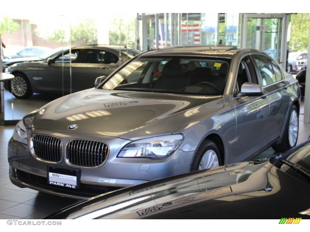 2012 7 Series 750i xDrive Sedan - Space Grey Metallic / Black photo #1