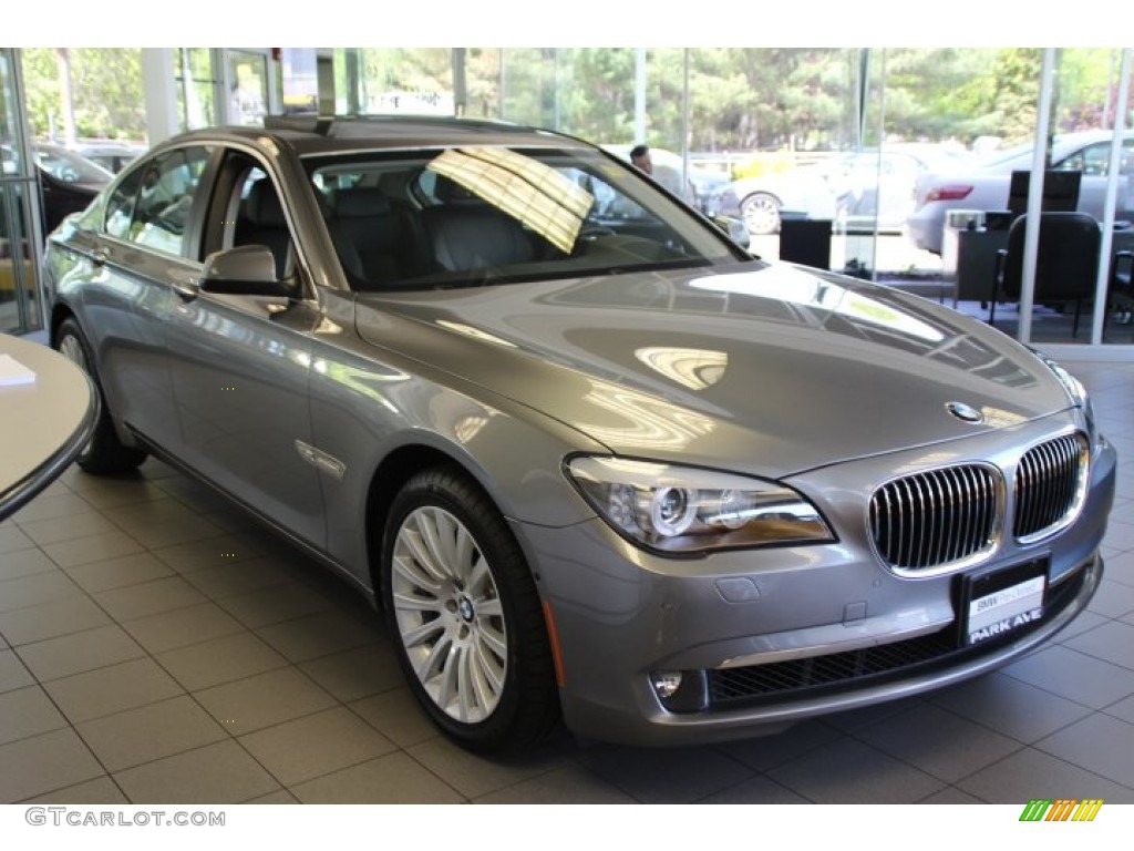 2012 7 Series 750i xDrive Sedan - Space Grey Metallic / Black photo #3