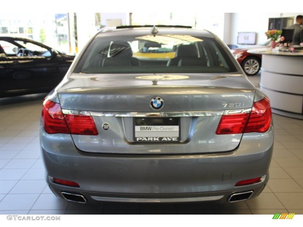 2012 7 Series 750i xDrive Sedan - Space Grey Metallic / Black photo #4