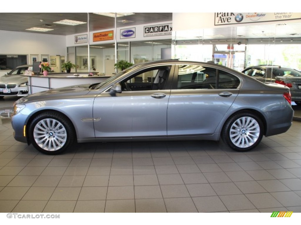 2012 7 Series 750i xDrive Sedan - Space Grey Metallic / Black photo #5