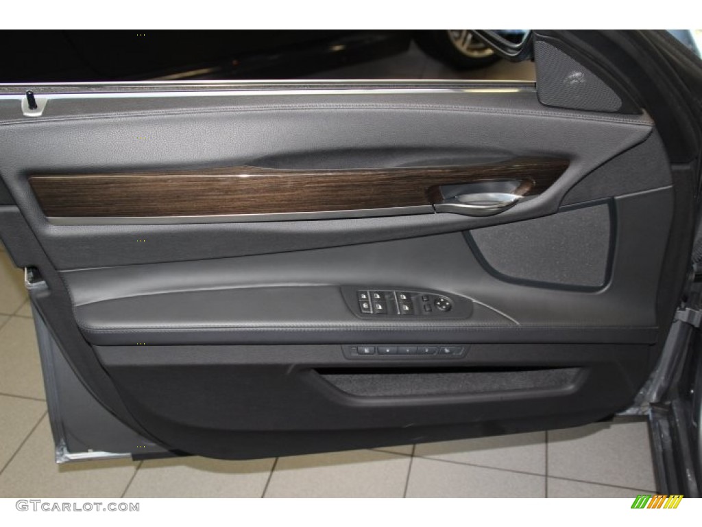 2012 7 Series 750i xDrive Sedan - Space Grey Metallic / Black photo #6
