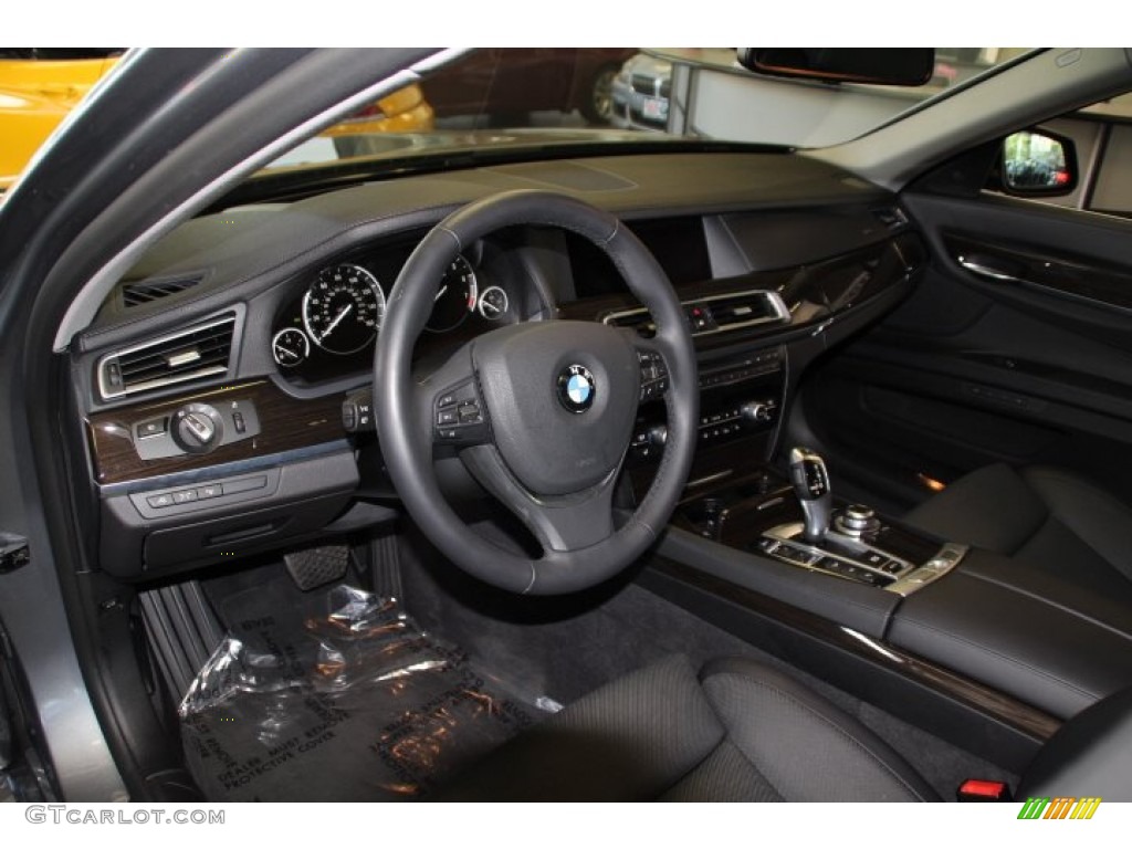 2012 7 Series 750i xDrive Sedan - Space Grey Metallic / Black photo #8
