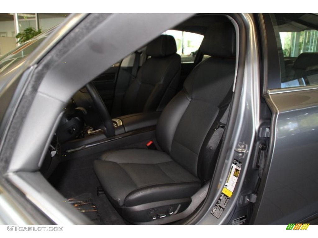 2012 7 Series 750i xDrive Sedan - Space Grey Metallic / Black photo #10