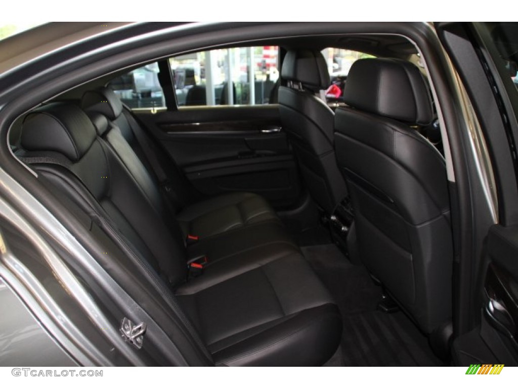 2012 7 Series 750i xDrive Sedan - Space Grey Metallic / Black photo #22