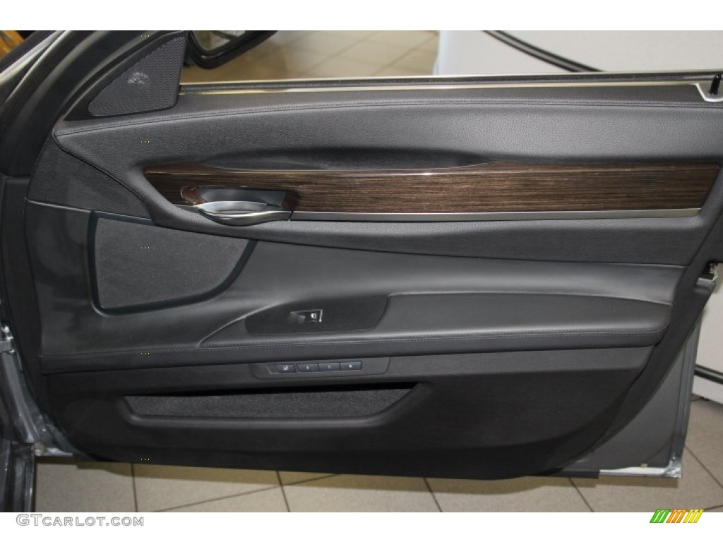 2012 7 Series 750i xDrive Sedan - Space Grey Metallic / Black photo #24