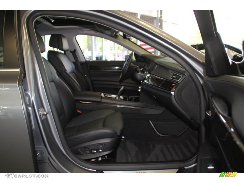 2012 7 Series 750i xDrive Sedan - Space Grey Metallic / Black photo #26