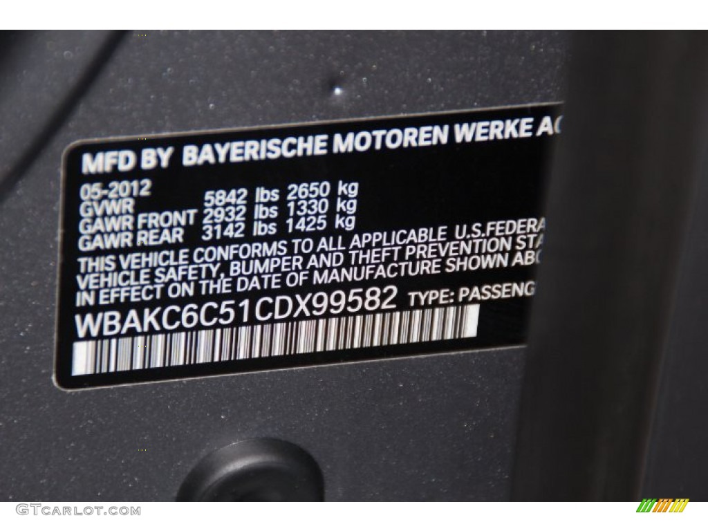 2012 7 Series 750i xDrive Sedan - Space Grey Metallic / Black photo #32
