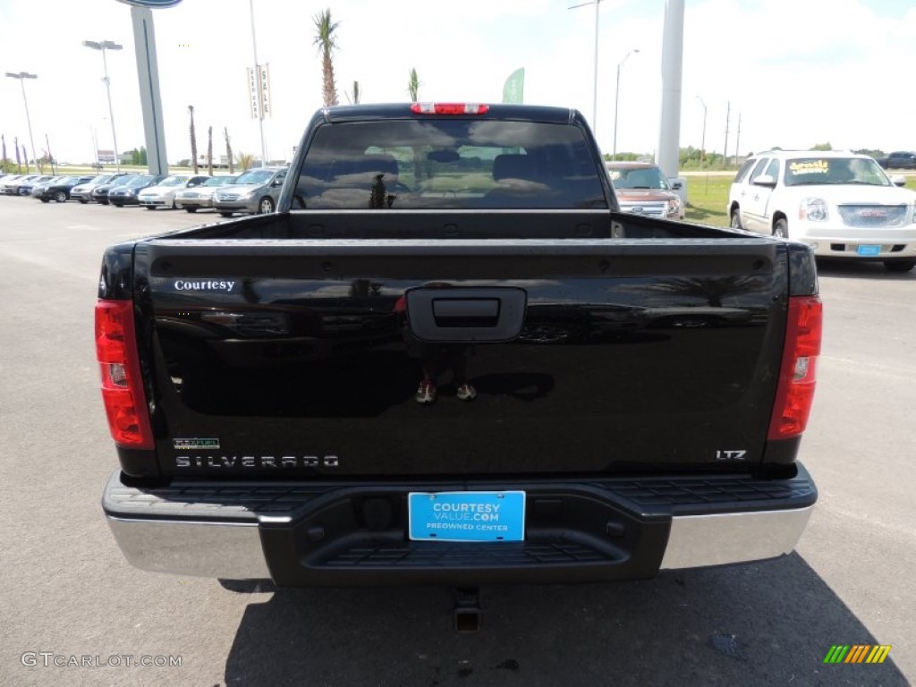 2010 Silverado 1500 LTZ Crew Cab - Black / Light Titanium/Dark Titanium photo #3