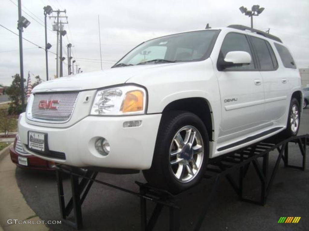 2006 Envoy XL Denali 4x4 - Summit White / Ebony Black photo #1