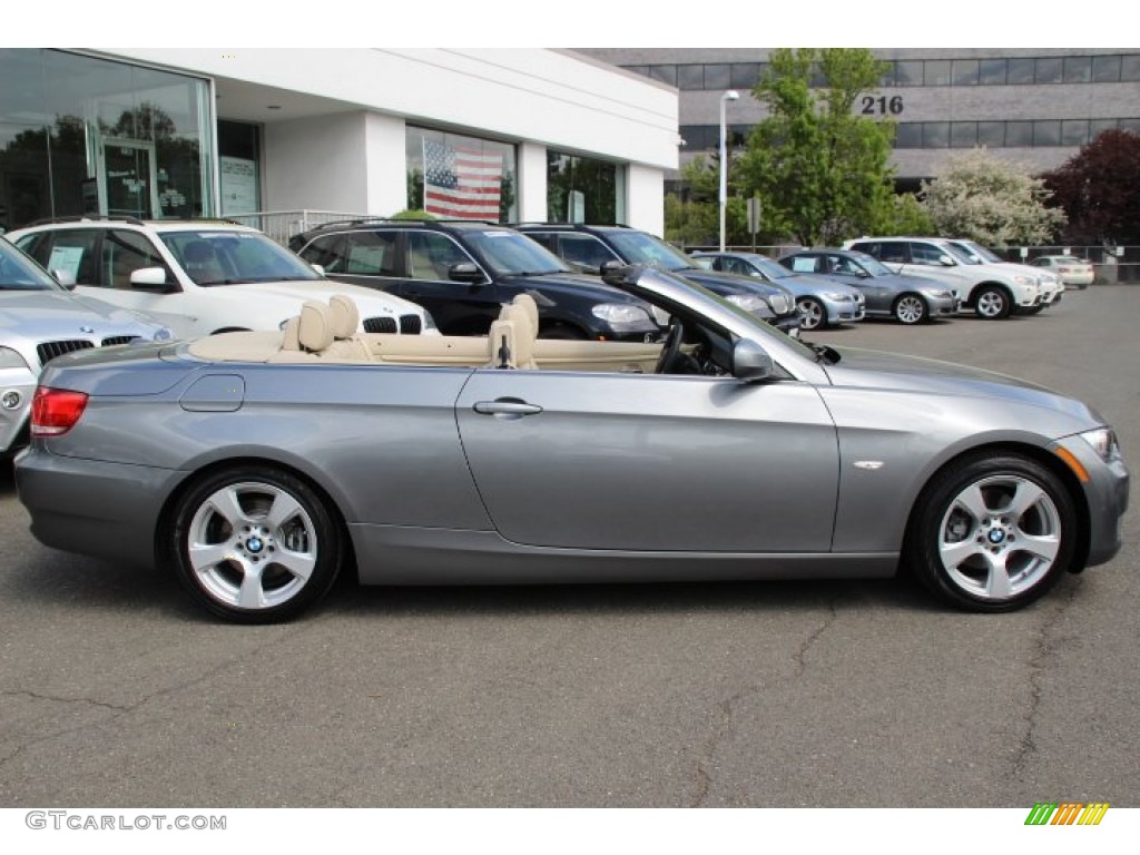 2010 3 Series 328i Convertible - Space Gray Metallic / Cream Beige photo #4