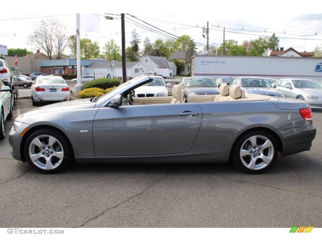 2010 3 Series 328i Convertible - Space Gray Metallic / Cream Beige photo #8