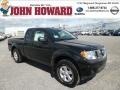 2013 Super Black Nissan Frontier SV V6 King Cab 4x4  photo #1