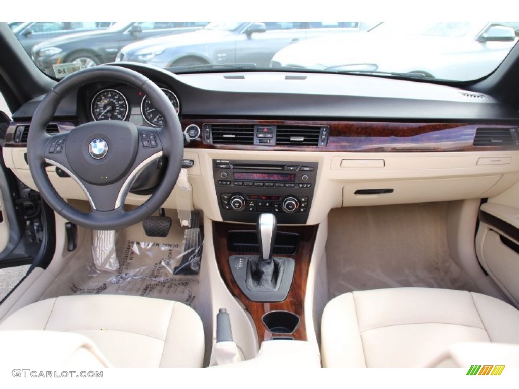 2010 3 Series 328i Convertible - Space Gray Metallic / Cream Beige photo #13