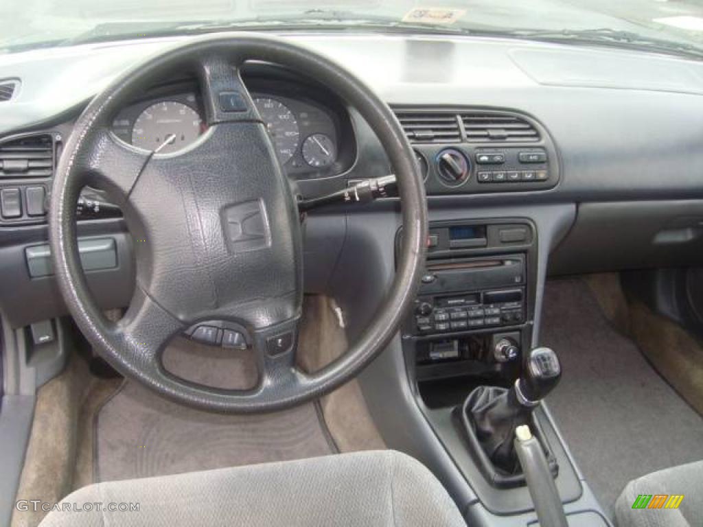 1996 Accord LX Sedan - Granada Black Pearl Metallic / Gray photo #9