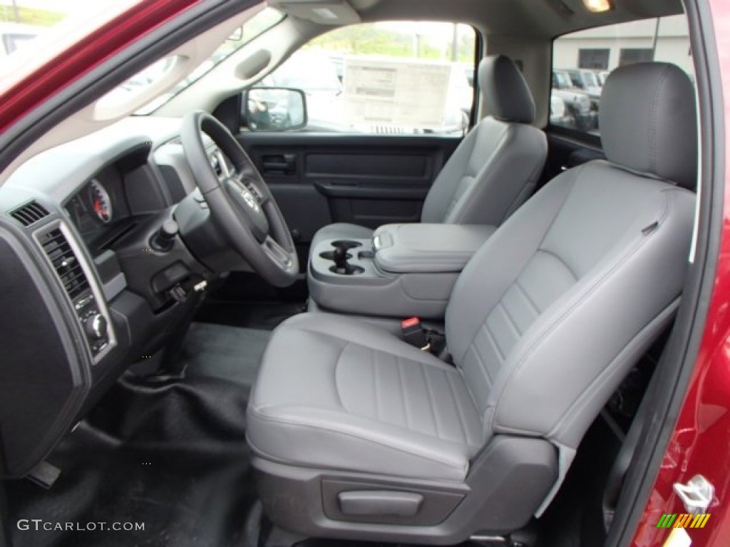 Black/Diesel Gray Interior 2013 Ram 1500 Tradesman Regular Cab Photo #80757682