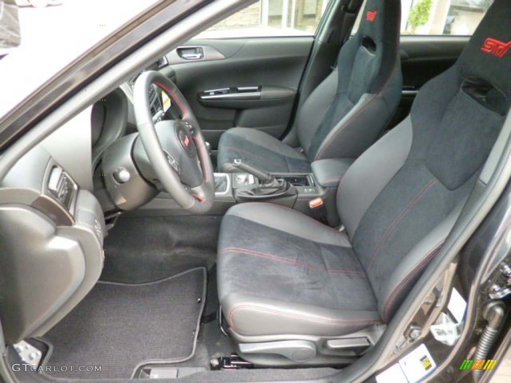 Black Interior 2013 Subaru Impreza WRX STi 5 Door Photo #80759014