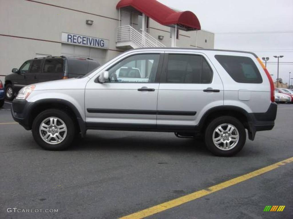 2004 CR-V EX 4WD - Satin Silver Metallic / Black photo #3