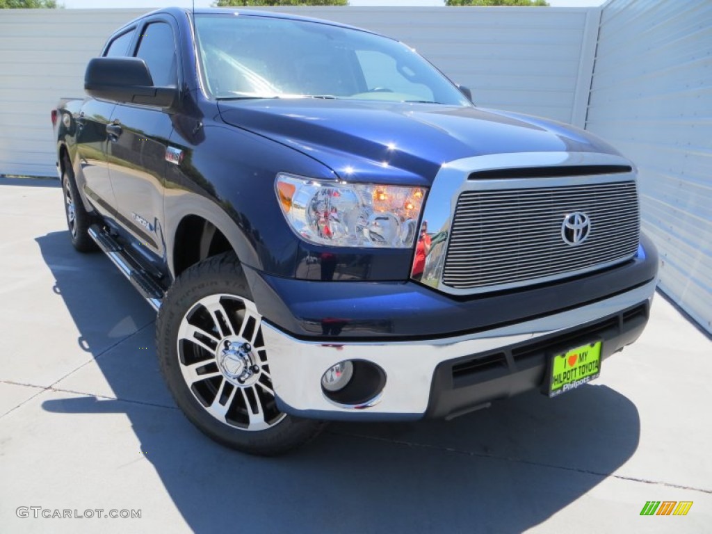 2013 Tundra SR5 CrewMax - Nautical Blue Metallic / Graphite photo #2