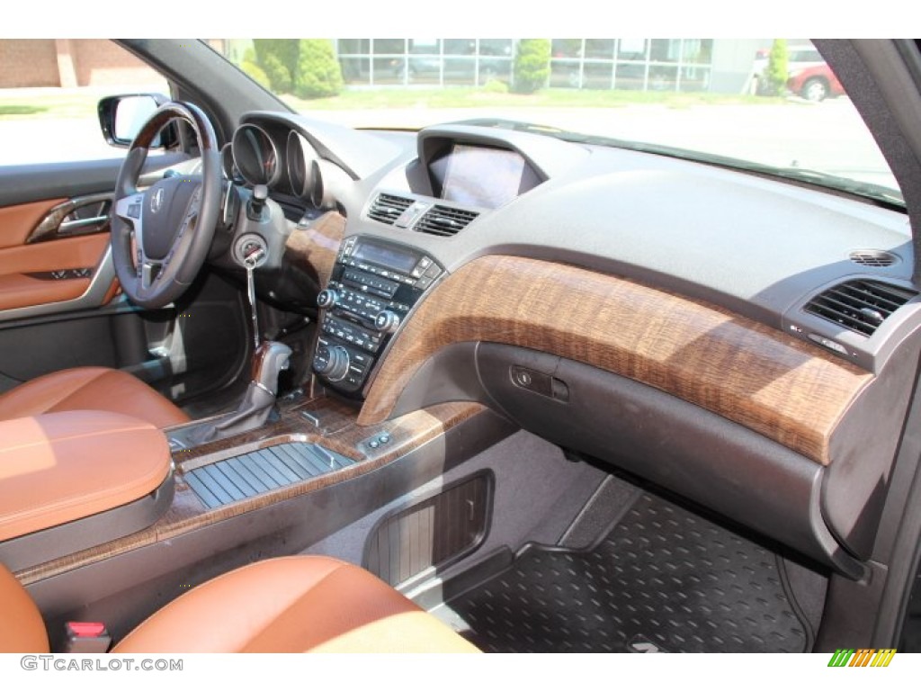 2012 Acura MDX SH-AWD Advance Umber Dashboard Photo #80759682