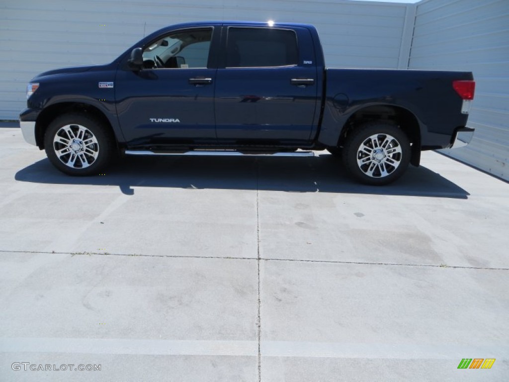 2013 Tundra SR5 CrewMax - Nautical Blue Metallic / Graphite photo #8