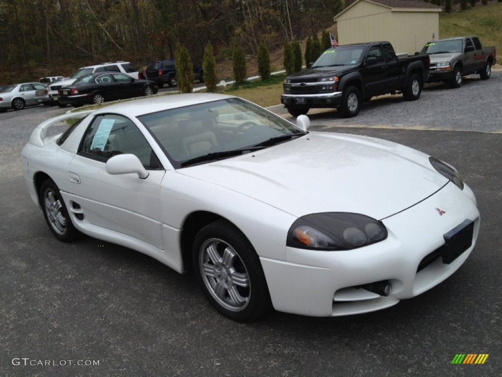 Glacier White Pearl 1999 Mitsubishi 3000GT Coupe Exterior Photo #80759955