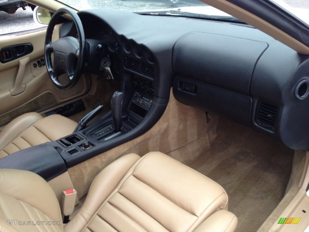 1999 Mitsubishi 3000GT Coupe Tan Dashboard Photo #80760077