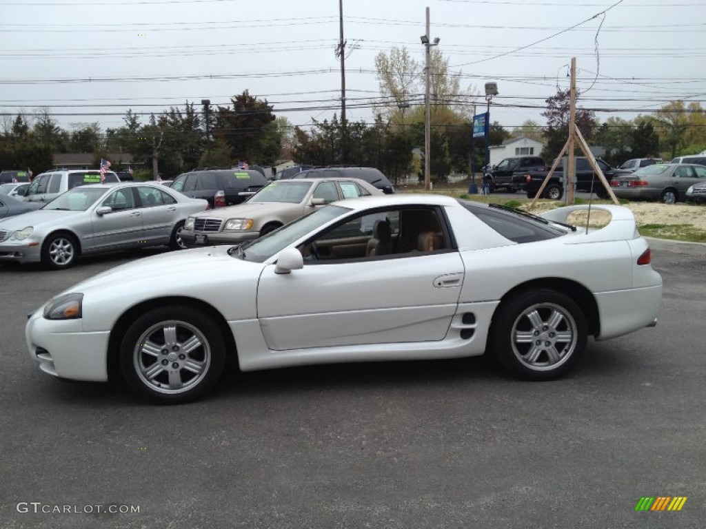 Glacier White Pearl 1999 Mitsubishi 3000GT Coupe Exterior Photo #80760286