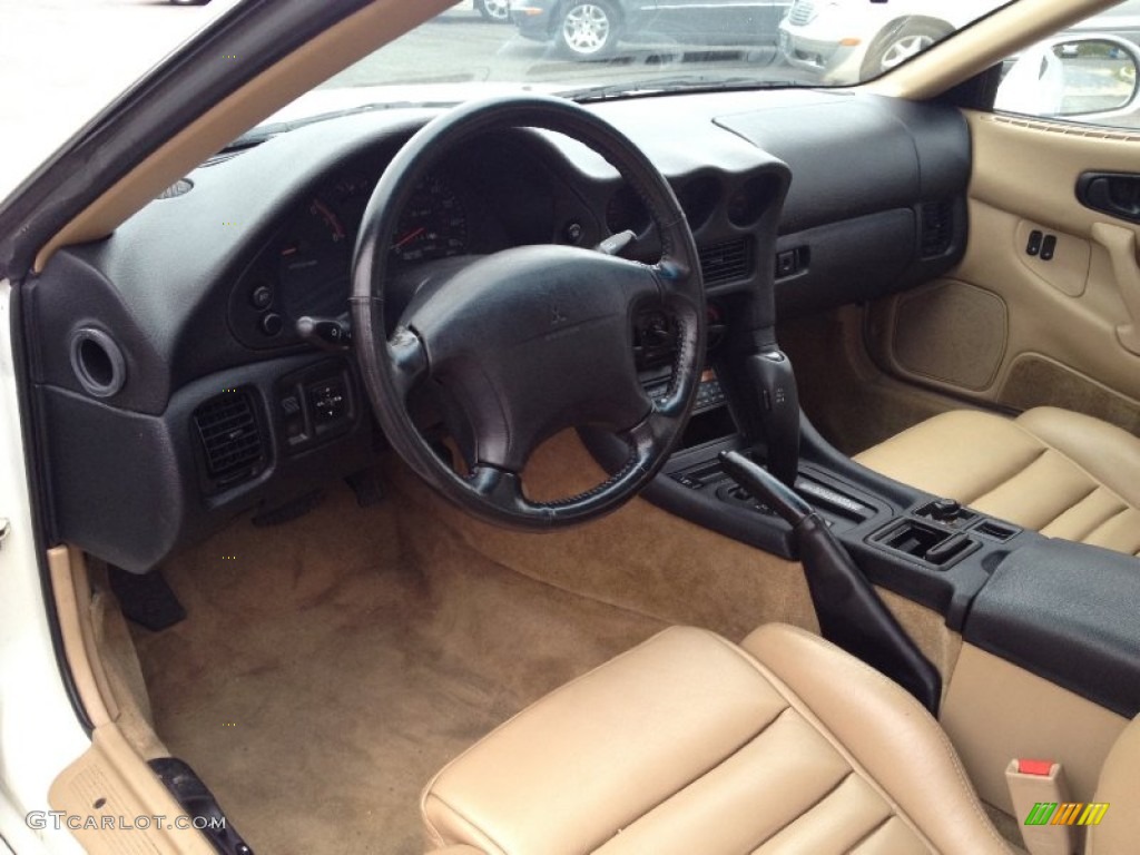 Tan Interior 1999 Mitsubishi 3000GT Coupe Photo #80760330