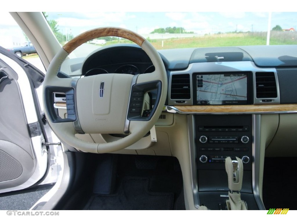 2012 MKZ FWD - White Platinum Metallic Tri-Coat / Cashmere photo #18