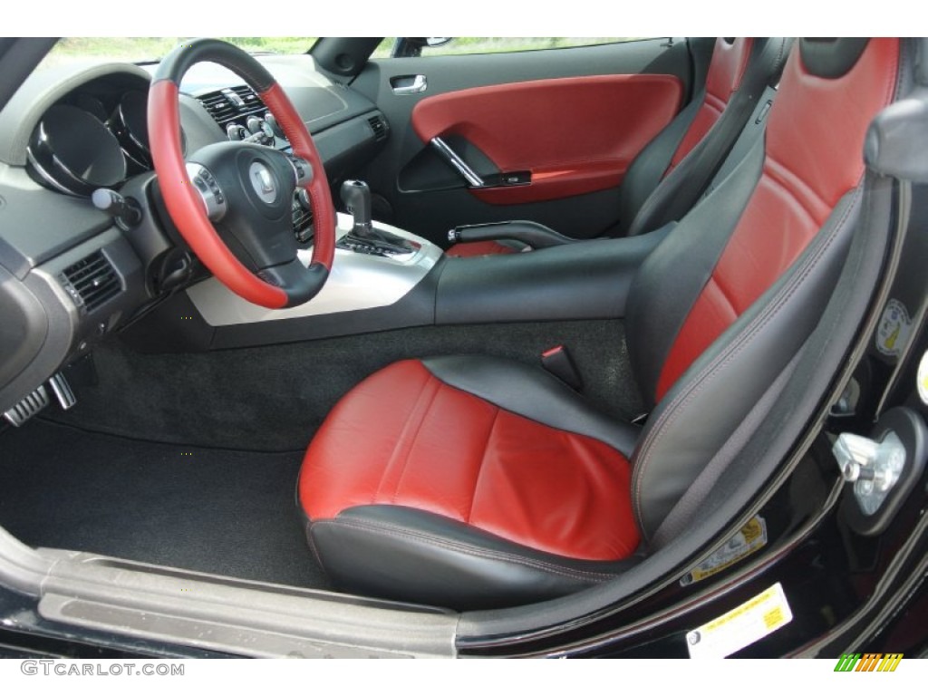 Red Interior 2007 Saturn Sky Roadster Photo #80761923
