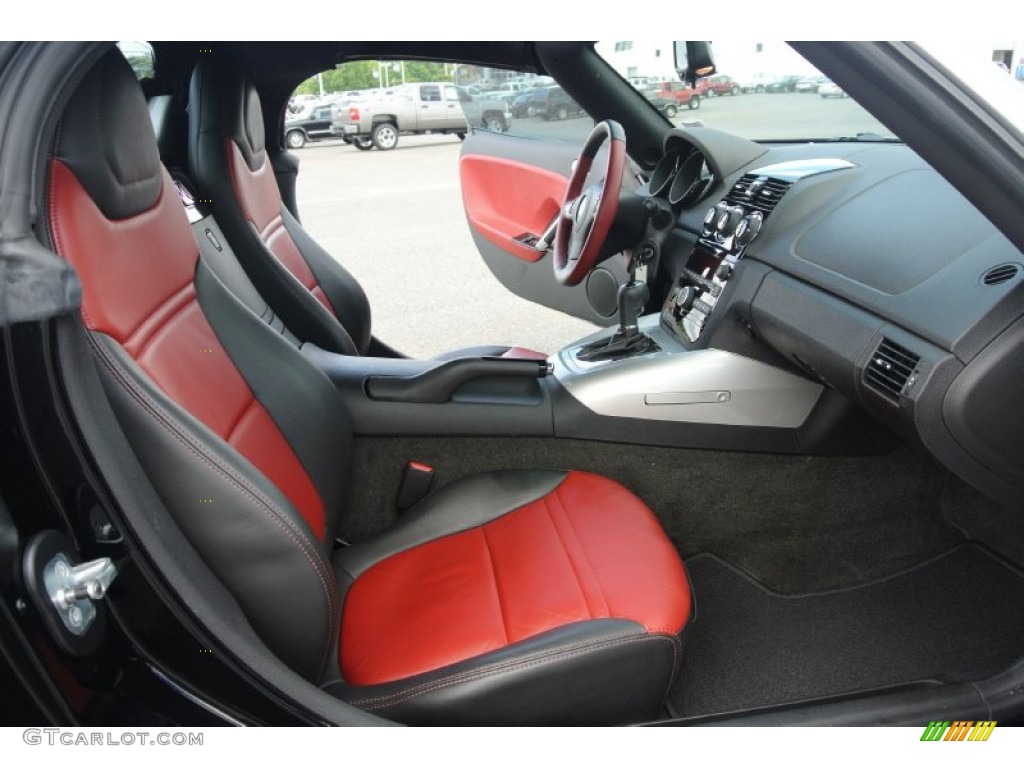 Red Interior 2007 Saturn Sky Roadster Photo #80762058