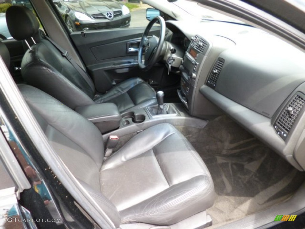 Ebony Interior 2005 Cadillac CTS Sedan Photo #80762127