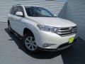 2013 Blizzard White Pearl Toyota Highlander SE  photo #1