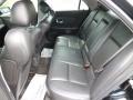 2005 Cadillac CTS Ebony Interior Rear Seat Photo