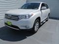 2013 Blizzard White Pearl Toyota Highlander SE  photo #7