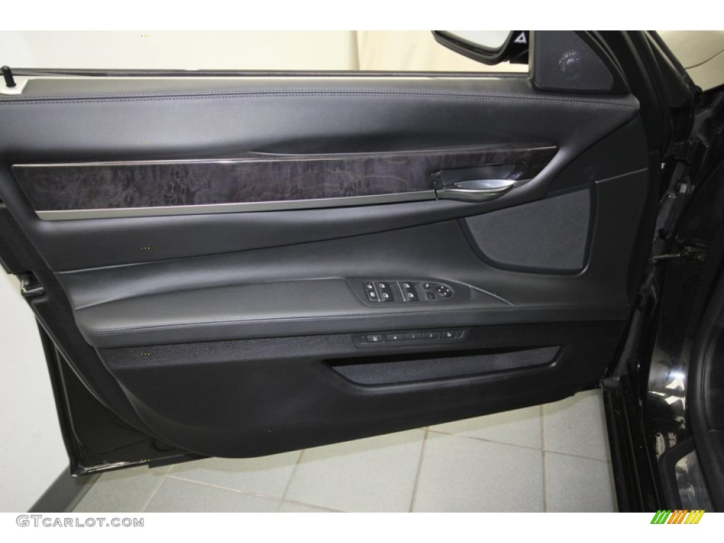 2011 7 Series 750Li xDrive Sedan - Black Sapphire Metallic / Black photo #15