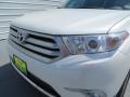 2013 Blizzard White Pearl Toyota Highlander SE  photo #10