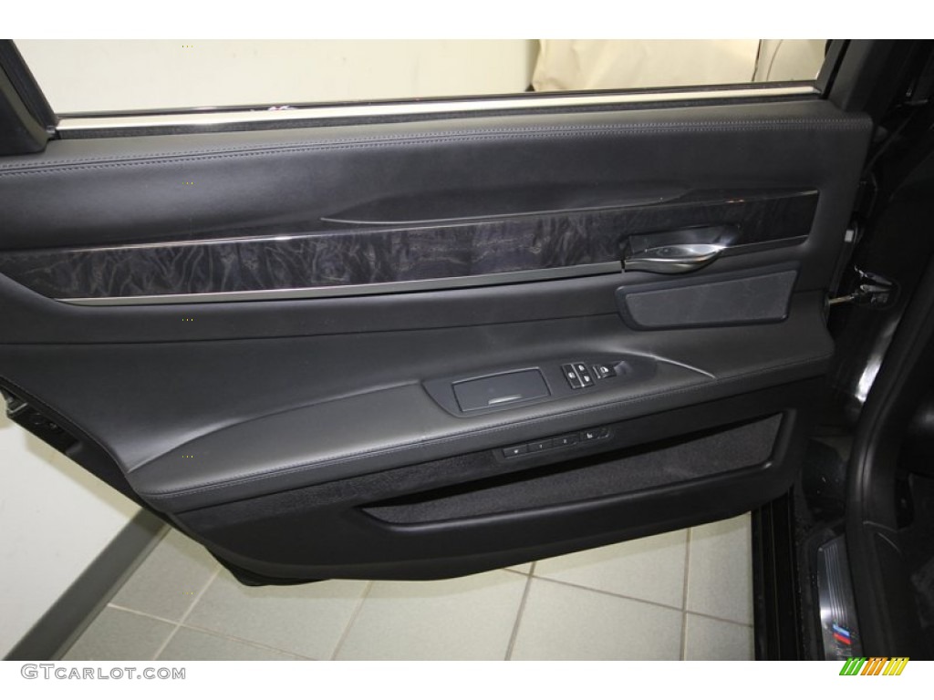 2011 7 Series 750Li xDrive Sedan - Black Sapphire Metallic / Black photo #34
