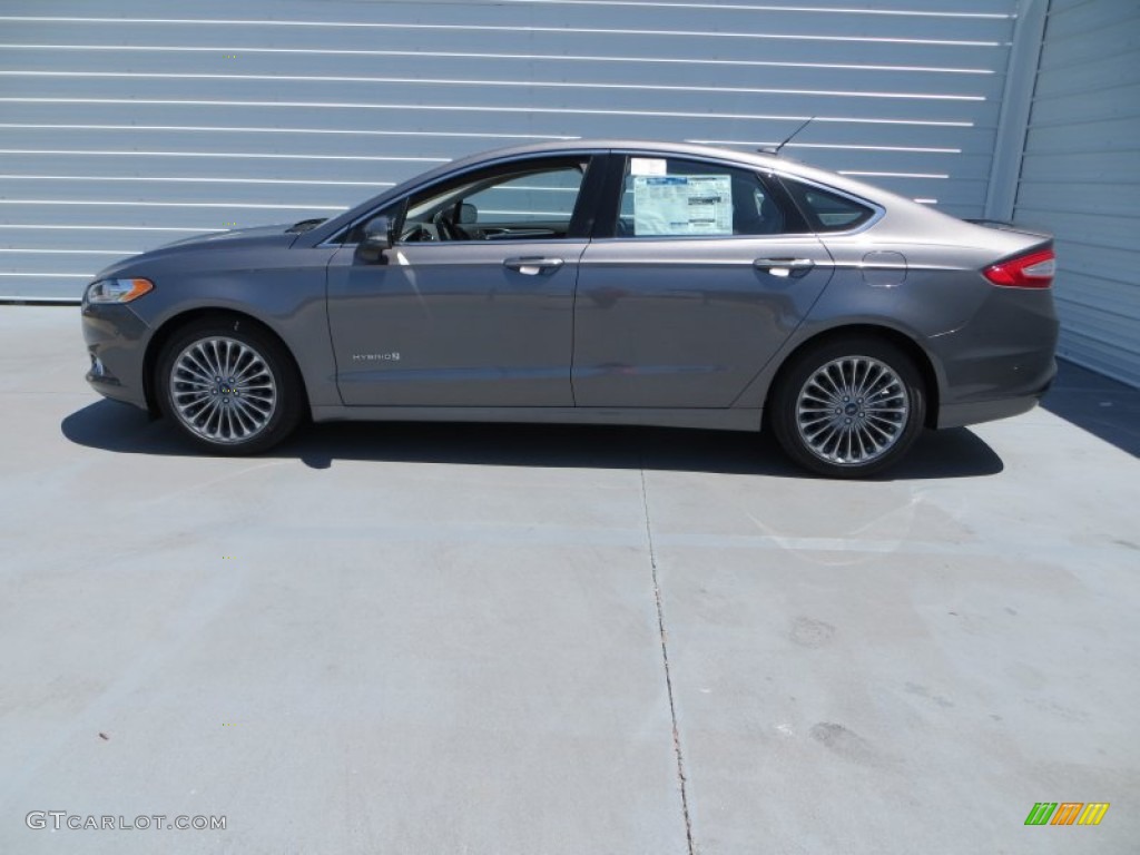 Sterling Gray Metallic 2013 Ford Fusion Hybrid Titanium Exterior Photo #80763180