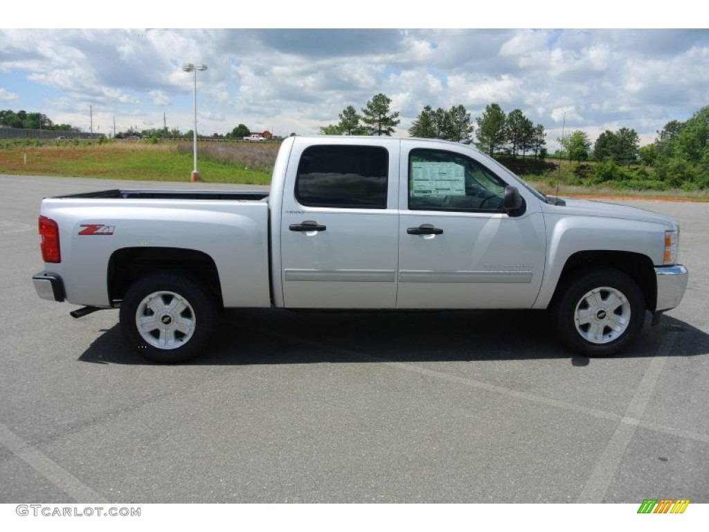 2013 Silverado 1500 LT Crew Cab - Silver Ice Metallic / Light Titanium/Dark Titanium photo #6