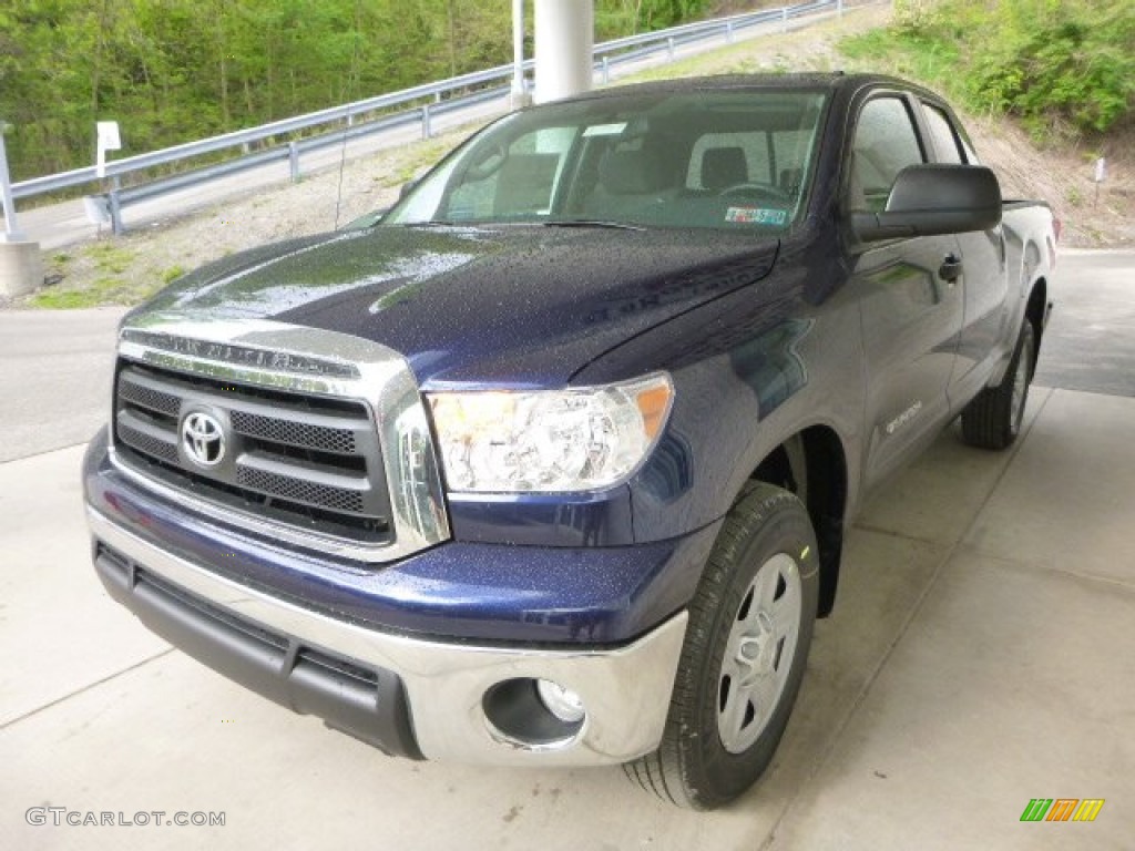 2013 Tundra Double Cab 4x4 - Nautical Blue Metallic / Graphite photo #5