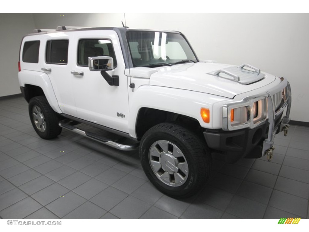 Birch White 2007 Hummer H3 Standard H3 Model Exterior Photo #80763585