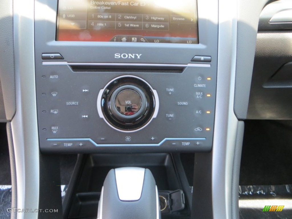 2013 Ford Fusion Hybrid Titanium Controls Photo #80763678